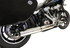 BASSANI XHAUST 4" Slip-On Muffler with 2-1/2" x 10" Baffle Core - Chrome - 49-State 1S38FP