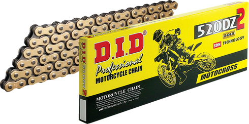 DID 520 DZ2 - Drive Chain - 112 Links - Gold and Black M520DZ2X112RB