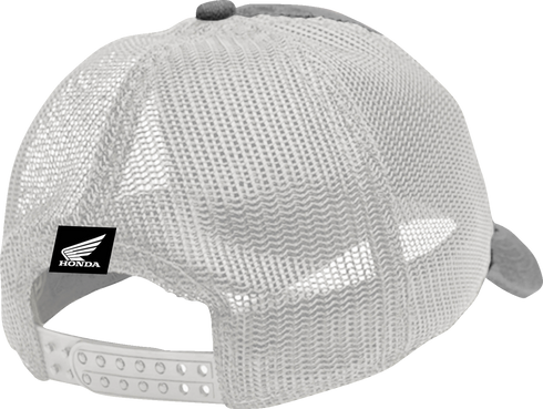 HONDA APPAREL Honda Trucker Hat - Gray/White LEM25-H47