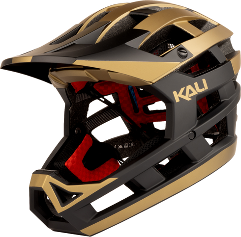 KALI Invader 2.0 Helmet - Golden - Matte Black/Gold - L-2XL 0221825217