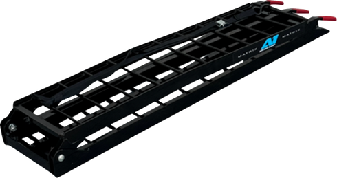 MATRIX CONCEPTS,LLC A1 Arch Folding Ramp - Aluminum - Black - 8' A1-800