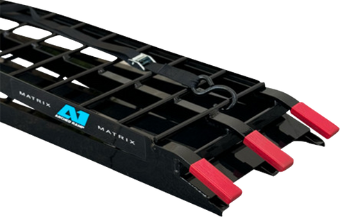 MATRIX CONCEPTS,LLC A1 Arch Folding Ramp - Aluminum - Black - 8' A1-800