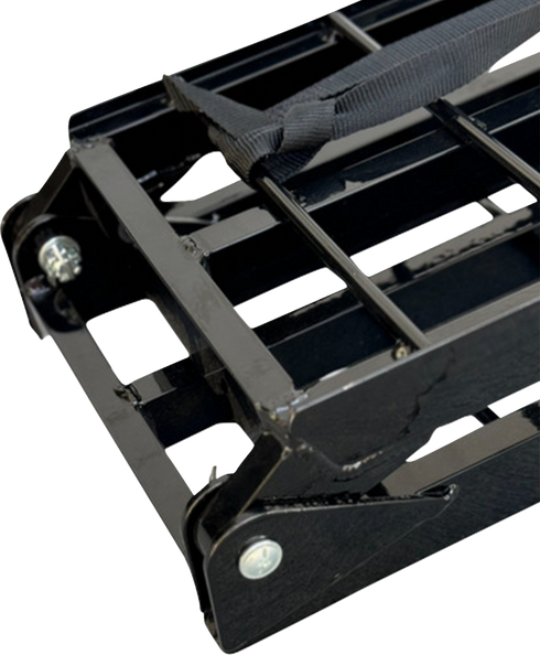 MATRIX CONCEPTS,LLC A1 Arch Folding Ramp - Aluminum - Black - 8' A1-800