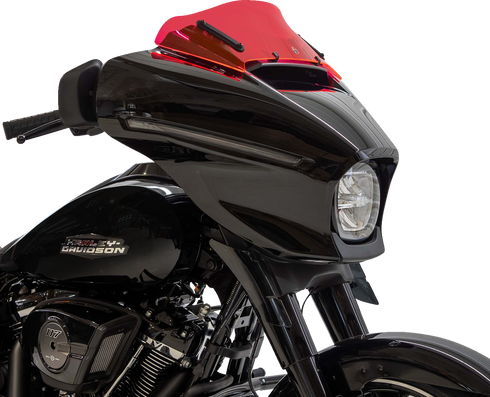 KLOCK WERKS Kolor Flare™ Windshield - 6-1/2" - Pink Ice - FLHX KWW-01-0736