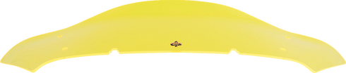 KLOCK WERKS Kolor Flare™ Windshield - 6-1/2" - Yellow Ice - FLHX KWW-01-0738
