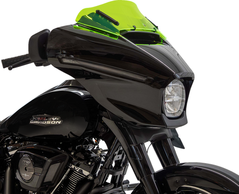 KLOCK WERKS Kolor Flare™ Windshield - 6-1/2" - Green Ice - FLHX KWW-01-0739