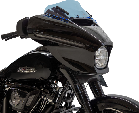 KLOCK WERKS Kolor Flare™ Windshield - 6-1/2" - Blue Ice - FLHX KWW-01-0740