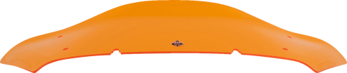 KLOCK WERKS Kolor Flare™ Windshield - 6-1/2" - Orange - FLHX KWW-01-0742