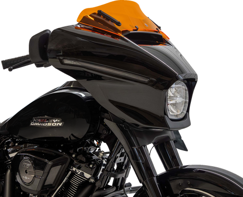 KLOCK WERKS Kolor Flare™ Windshield - 6-1/2" - Orange - FLHX KWW-01-0742