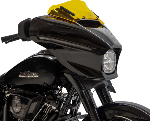KLOCK WERKS Kolor Flare™ Windshield - 6-1/2" - Yellow - FLHX KWW-01-0743