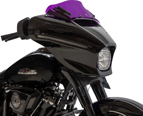 KLOCK WERKS Kolor Flare™ Windshield - 6-1/2" - Purple - FLHX KWW-01-0746
