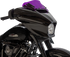 KLOCK WERKS Kolor Flare™ Windshield - 6-1/2" - Purple - FLHX KWW-01-0746