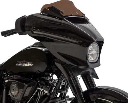 KLOCK WERKS Kolor Flare™ Windshield - 6-1/2" - Bronze - FLHX KWW-01-0747