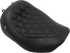 MUSTANG Wide Tripper™ Seat - Solo - Black Stitching - FLT/FLH '23-'25 88503