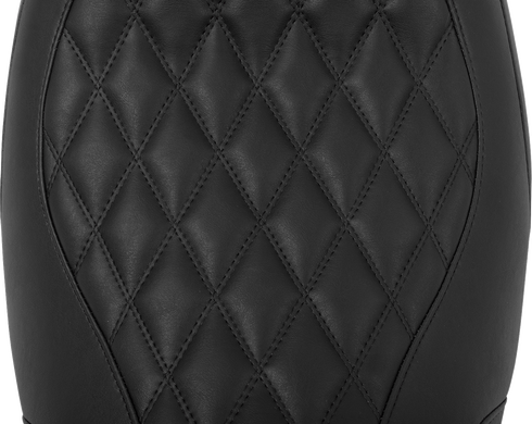 MUSTANG Wide Tripper™ Seat - Solo - Black Stitching - FLT/FLH '23-'25 88503