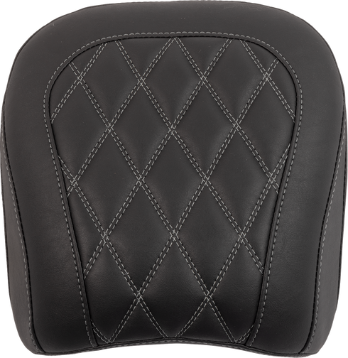 MUSTANG Wide Tripper™ Seat - Passenger - Gun Metal Stitching - FLT/FLH '23-'25 88511GM