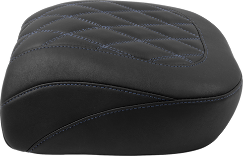 MUSTANG Wide Tripper™ Seat - Passenger - Sky Blue Stitching - FLT/FLH '23-'25 88511SB