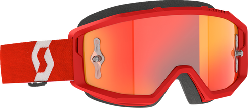 SCOTT Primal Goggle - Red/White - Orange Chrome Works Lens 2785971005280