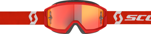 SCOTT Primal Goggle - Red/White - Orange Chrome Works Lens 2785971005280