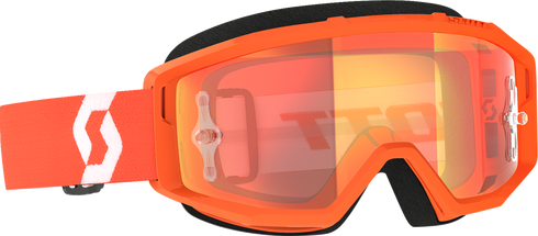SCOTT Primal Goggle - Orange/White - Orange Chrome Works Lens 2785971362280