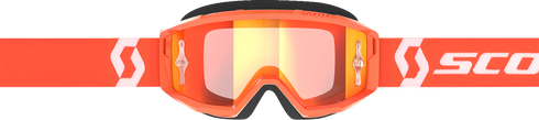 SCOTT Primal Goggle - Orange/White - Orange Chrome Works Lens 2785971362280