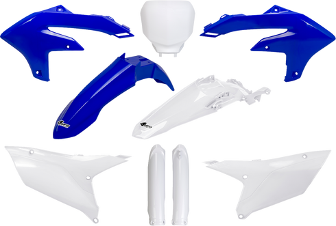 UFO Body Kit - Blue/White - Yamaha - YZ '23-'25 YAKIT326F@111