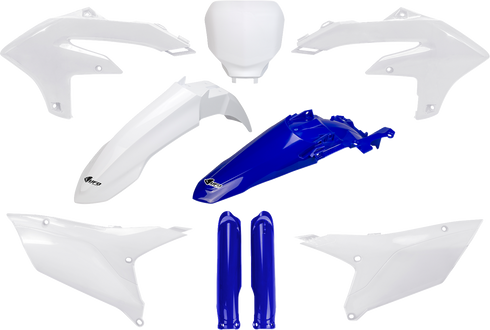 UFO Body Kit - White/Blue - Yamaha - YZ '23-'25 YAKIT326F@222