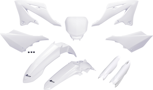 UFO Restyle Body Kit - White - YZ 125/250 YAKIT335F@046