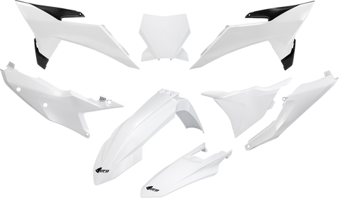 UFO Body Kit - '20-'26 White/Black - KTM - SX '25-'26 KTKIT532@042