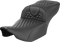 SADDLEMEN Heated RoadSofa™ Seat - Extended Reach - Honeycomb Stitch - w/o Backrest - FLT/FLH ’23-‘24 823-07-190A0