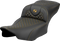 SADDLEMEN Roadsofa™ Extended Reach Seat - Dragon Scale Stitch - Gold Stitch - w/o Backrest - FLTR/FLHX '23-'24 823-07-20907