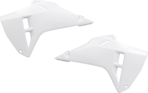 UFO Radiator Covers - White - Honda - CRF 250 R/RX HO05619#041