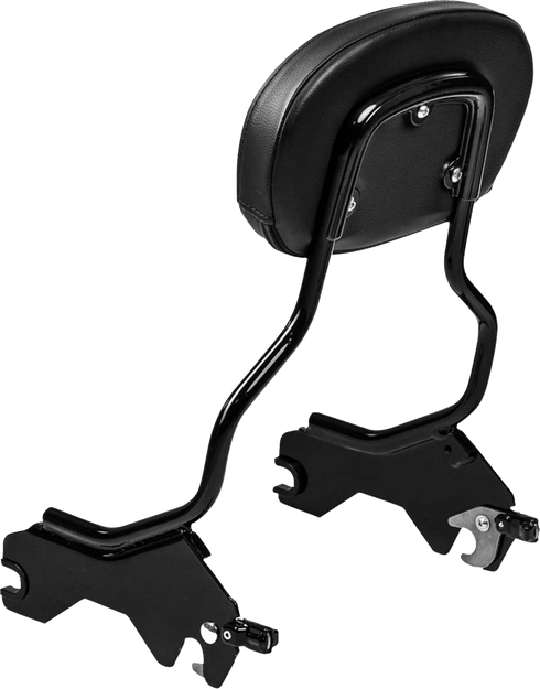SADDLEMEN Sissy Bar Pad Bracket - Black 15725B