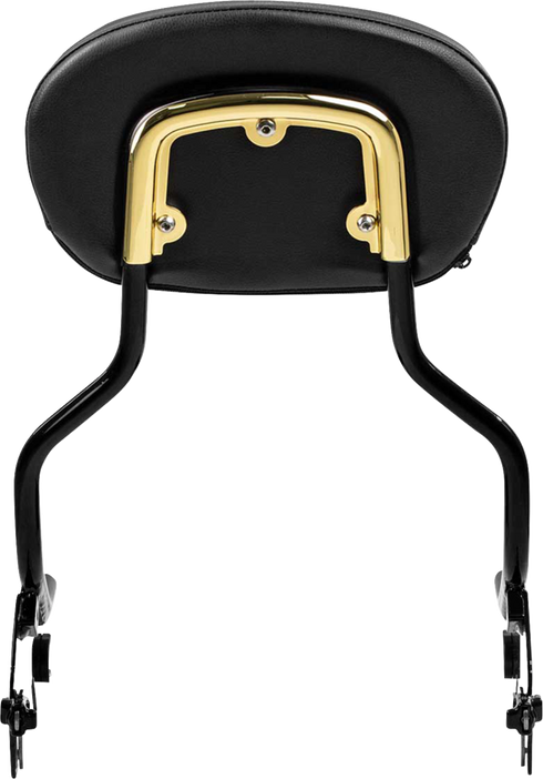 SADDLEMEN Sissy Bar Pad Bracket - Gold 15725GO