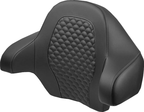 SADDLEMEN Tour Pak - Dragon Scale - Gray Stitch - FLH/FLT '14-'24 814-07-15502