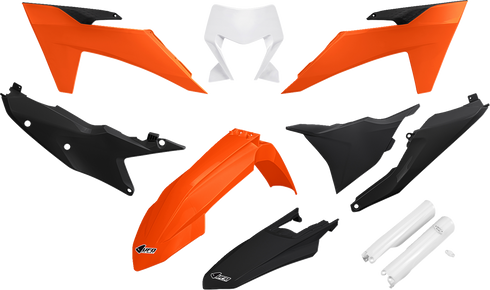 UFO Body Kit - Orange/Black - KTM - EX '24-'25 KTKIT530F@111