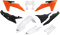 UFO Body Kit - Black/Orange/White - KTM - EX '24-'25 KTKIT530F@444