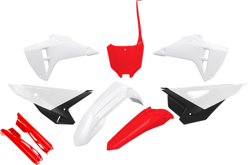 UFO Body Kit - White/Red/Black - Honda - CRF '25-'26 HOKIT127F@222