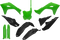 UFO Body Kit - Green/Black - Kawasaki - KX '24-'25 KAKIT231F@333