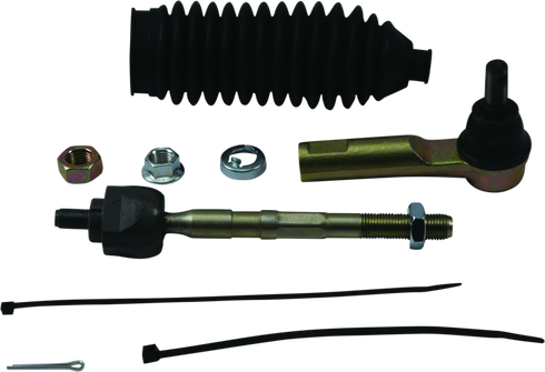 QuadBoss 15-21 Honda SXS500 Pioneer 500 Steering Rack Tie Rod Assembly Kit - Left Inner & Outer