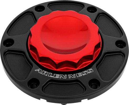 ARLEN NESS 12 Point Gas Cap - Red 701-017
