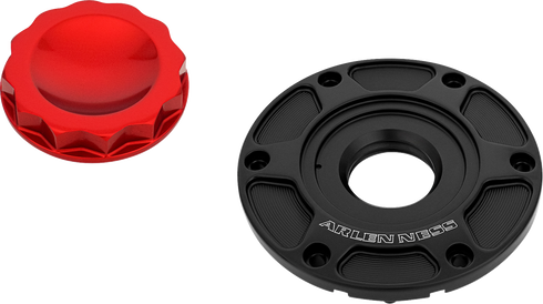 ARLEN NESS 12 Point Gas Cap - Red 701-017