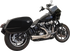 BASSANI XHAUST 2-into-1 Ripper Exhaust System with Megaphone Muffler - Short - Stainless - M8 Softail 1S79SS