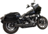 BASSANI XHAUST 2-into-1 Exhaust System with Superbike Muffler - 4" - Black - Softail M8 1S78B