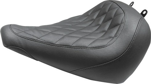 MUSTANG Wide Tripper™ Solo Seat - no Backrest - Diamond - Black Stitch - FXBR '23-'25 85033