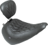 MUSTANG Wide Tripper™ Solo Seat - w/ Backrest - Diamond - Black Stitch - FXBR '23-'25 89027