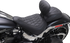 MUSTANG Wide Tripper™ Solo Seat - w/ Backrest - Diamond - Black Stitch - FXBR '23-'25 89027