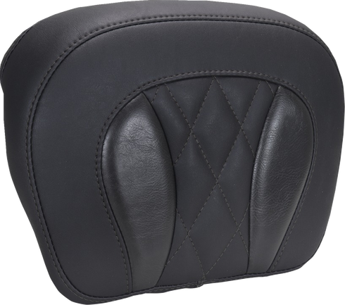 MUSTANG Chopped Tour-Pak® Pad - Black Stitching - FLH/FLT '23-'25 88440