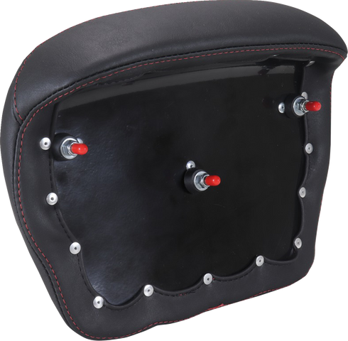 MUSTANG Chopped Tour-Pak® Pad - Dark Cherry Stitching - FLH/FLT '23-'25 88440DC