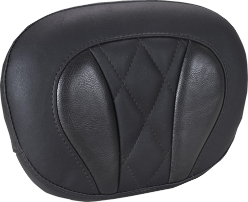 MUSTANG Deluxe Sissy Bar Pad - Diamond - Black Stitch - FLT/FLH '23-'25 88450